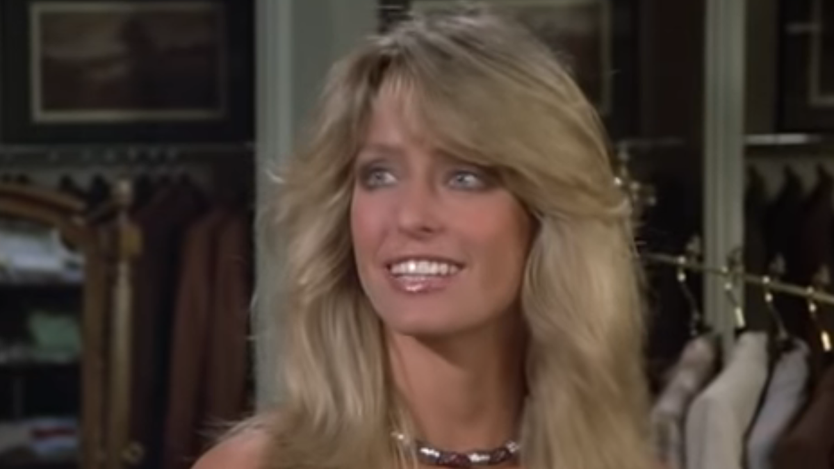 Farrah Fawcett in Charlie&#039;s Angels.