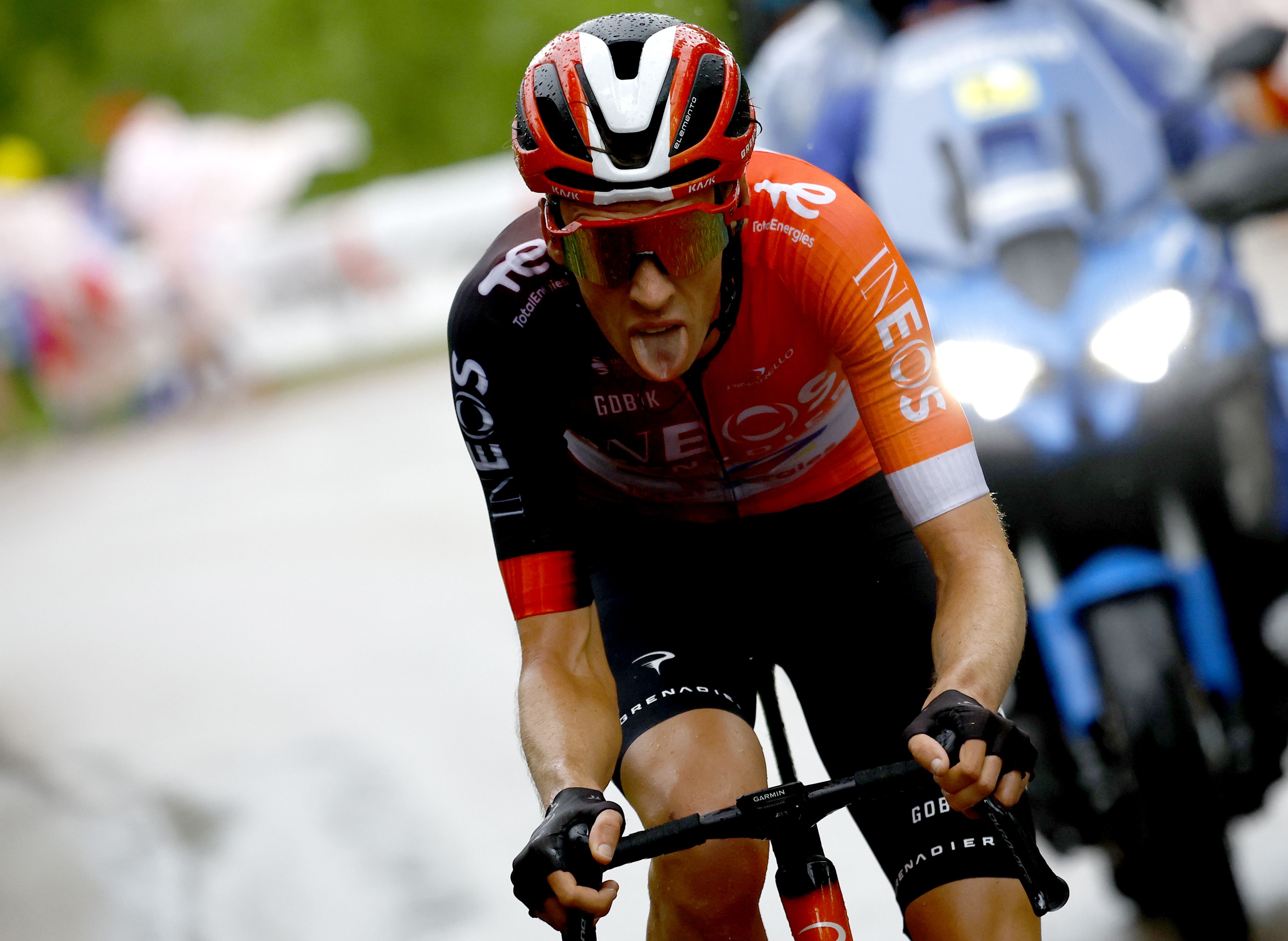Tour de France 2025 - Stage 19 - 25 Jul 2025Dutch rider Thymen Arensman of INEOS Grenadiers team leads on the final climb to La Plagne during 19th stage of the Tour de France cycling race over 93.1 km from Albertville to La Plagne, France, 25 July 2025.By: MARTIN DIVISEK/EPA/Shutterstock