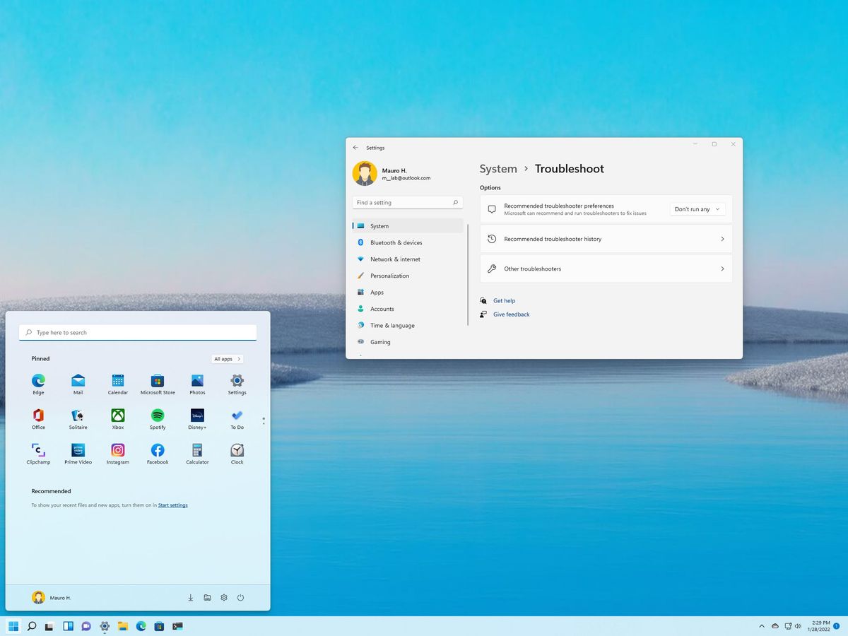 How to use the Troubleshoot feature to fix problems on Windows 11 ...