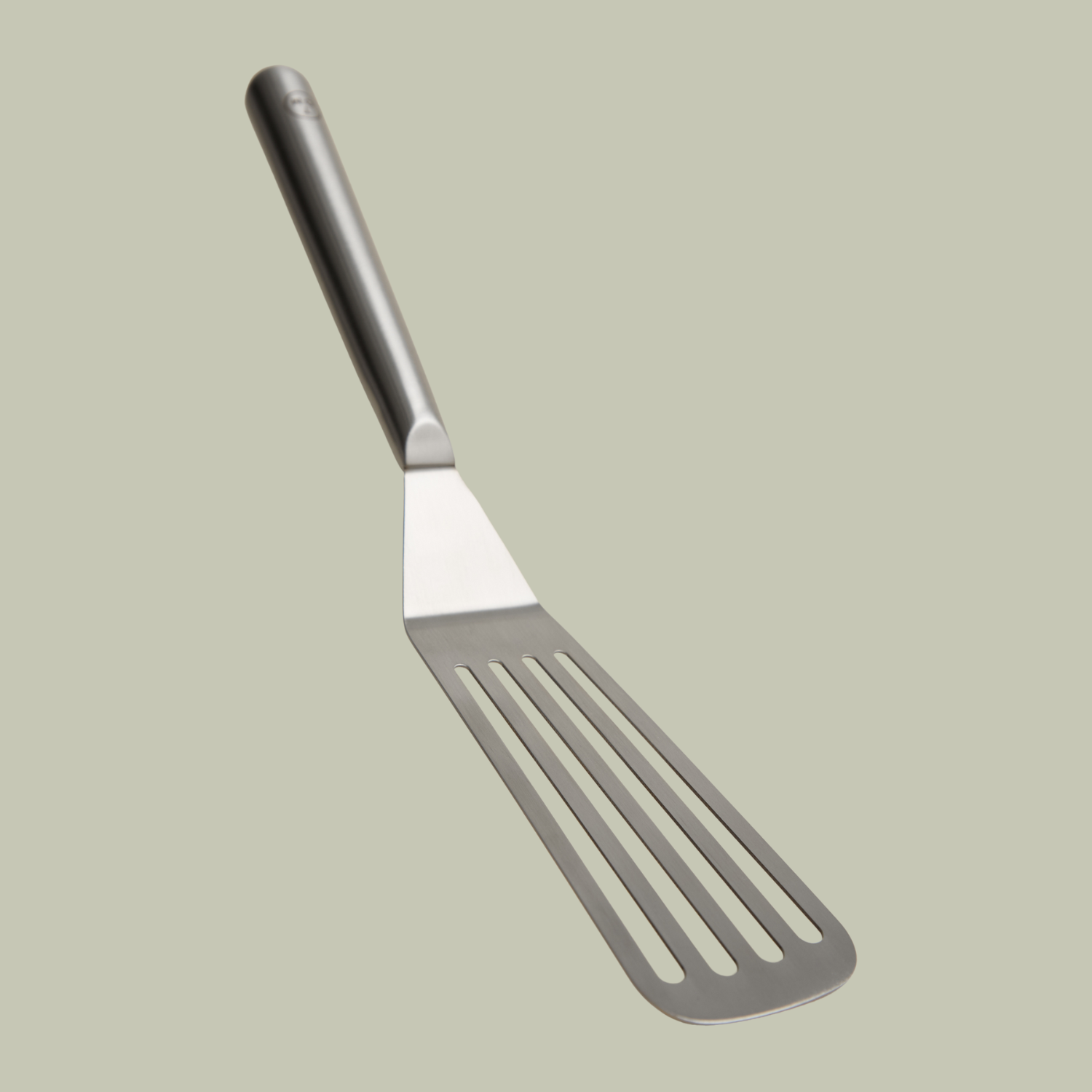 A steel spatula