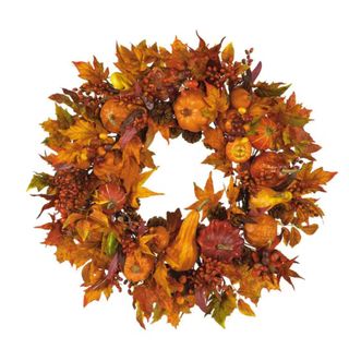 Artificial Harvest Wreath