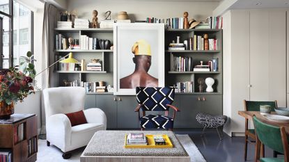 Living room in Sophie Ashby' London apartment 