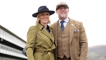 Zara Tindall and Mike Tindall on day three of the 2025 Cheltenham Festival