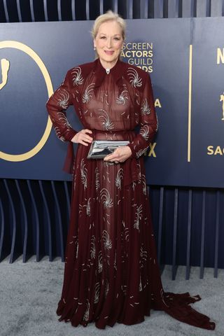 Meryl Streep at The SAG Awards 2024 GettyImages-2036411221