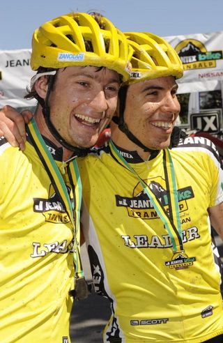 2009 TransAlp winners Lukas Buchli and Thomas Stoll (BiXS iXS Pro Team)