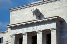 The outside of the Federal Reserve building in Washington, D.C.
