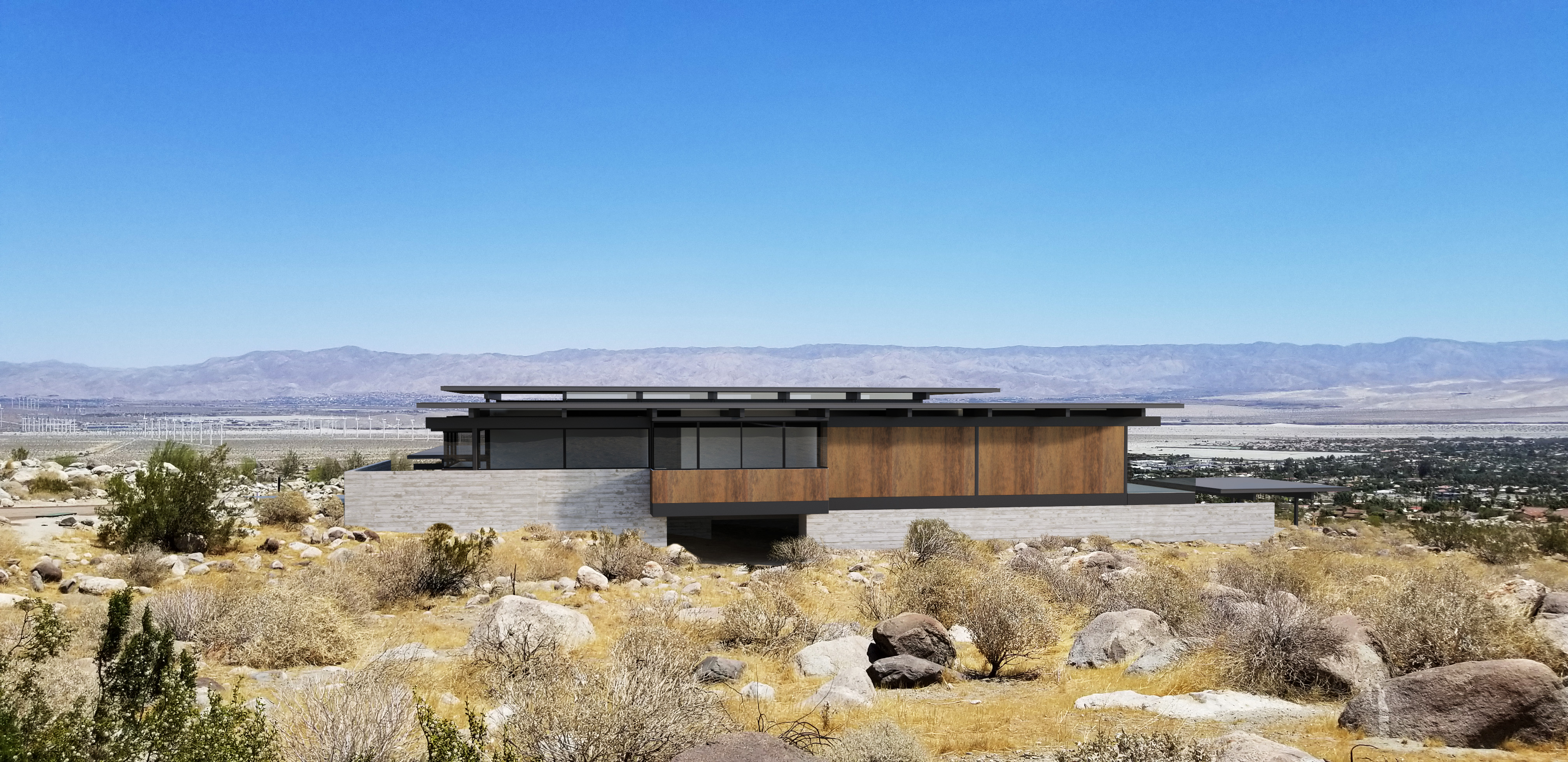 View of a building from outside with scenic view