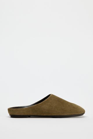 Suede Mules