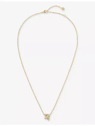 Bee My Love 18ct Yellow-Gold and 0.3ct Diamond Pendant Necklace