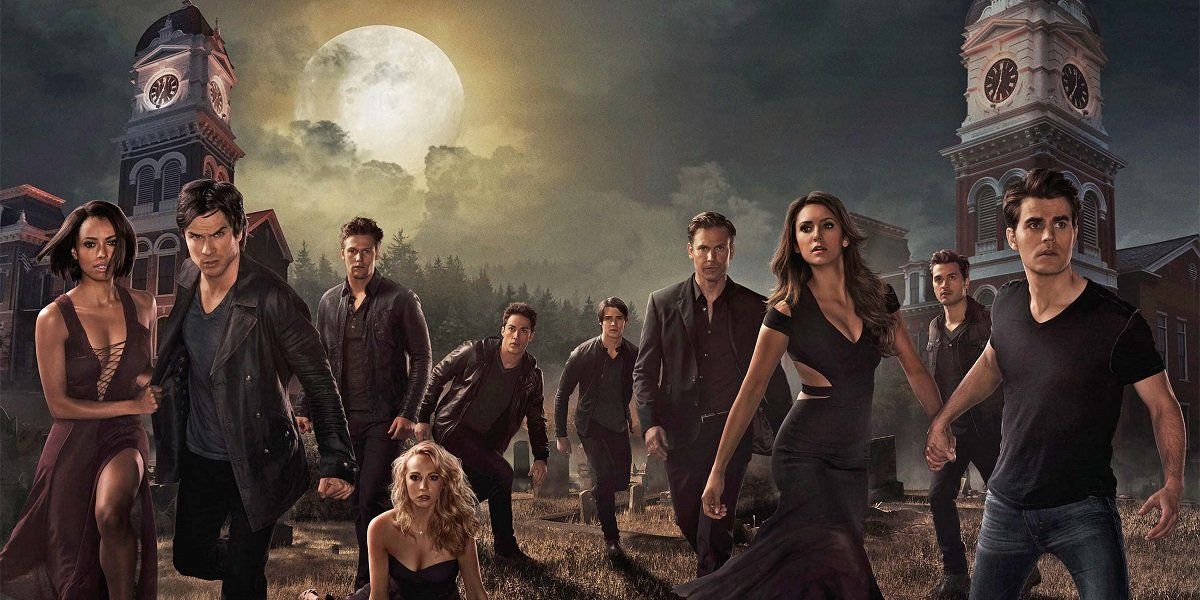 vampire diaries logo wallpaper