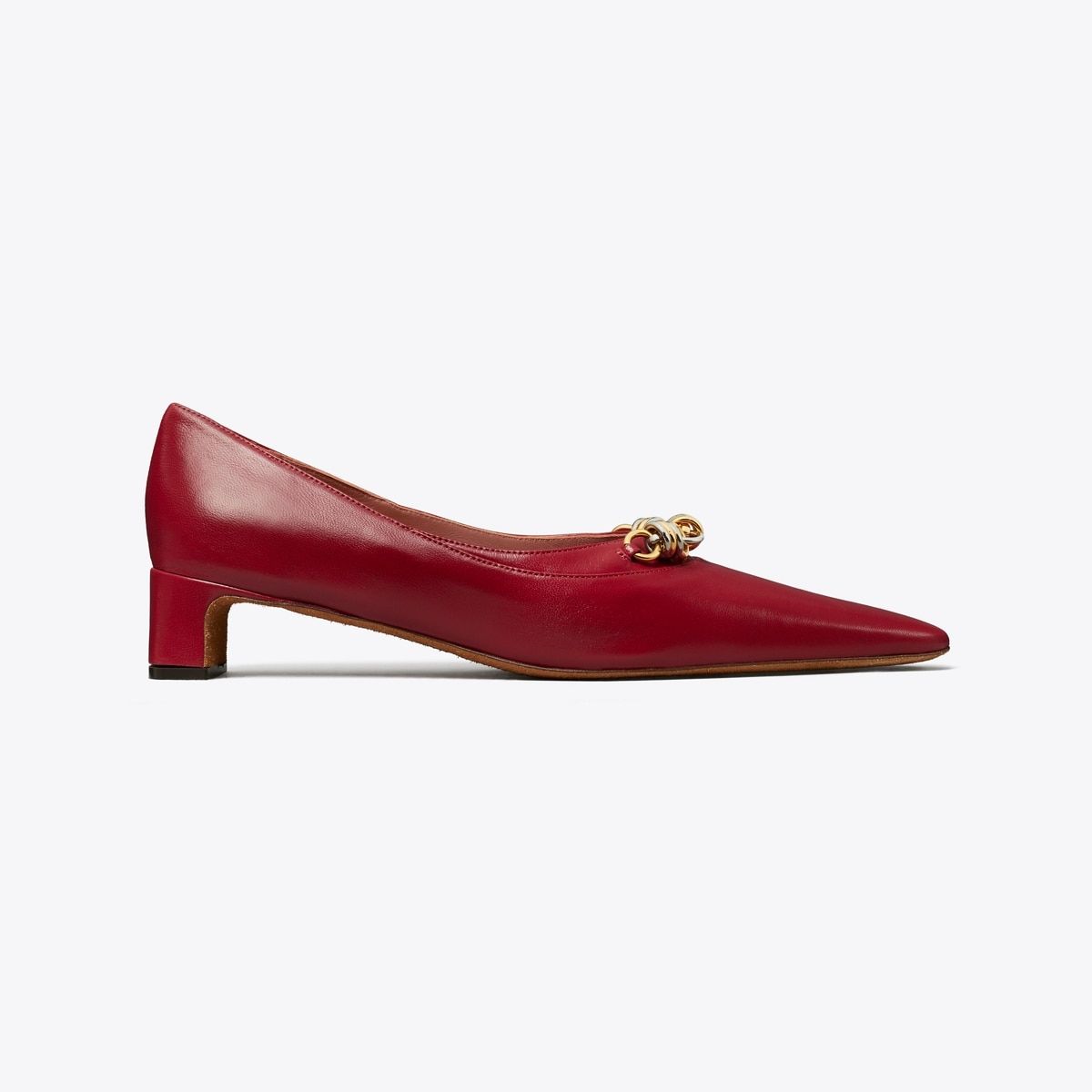 Runway Chain Pump in Red, Size 10