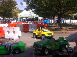 Car Race at Maker Faire