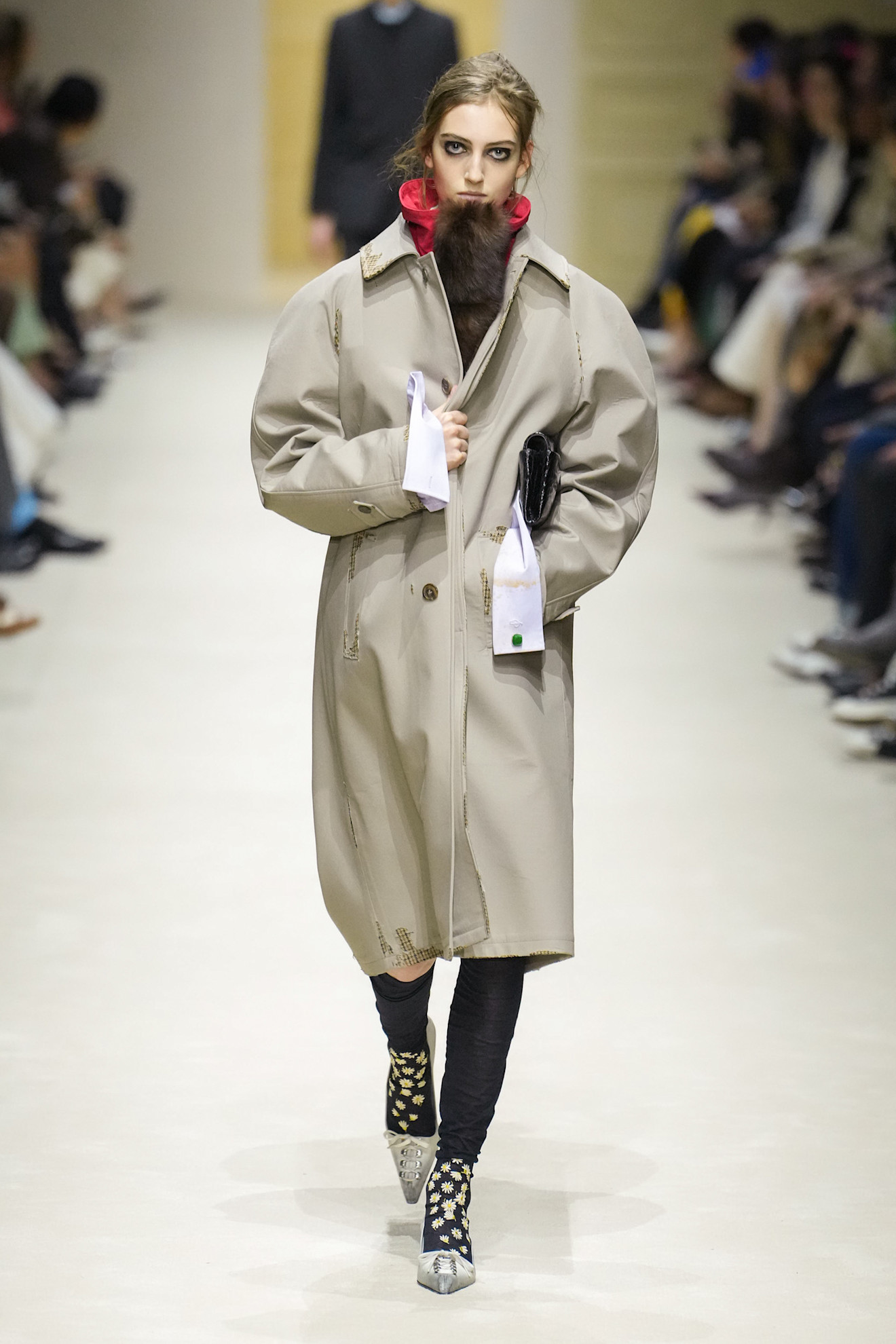 A runway look from the Prada Fall 2026 collection