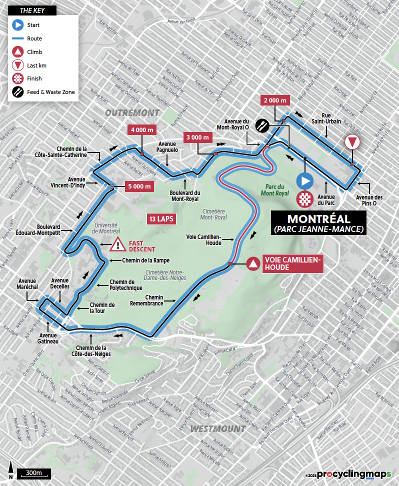 UCI Road World Championships 2026 - Under-23 Men's Road Race Maps &amp;amp; Profile