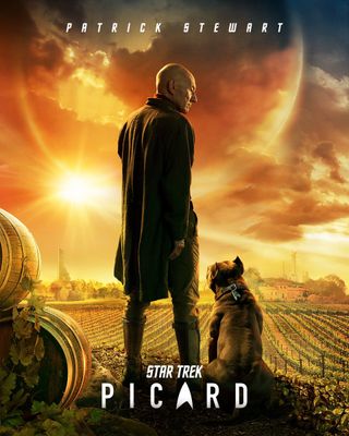 The first poster for "Star Trek: Picard," a Trek spin-off series for CBS All Access.