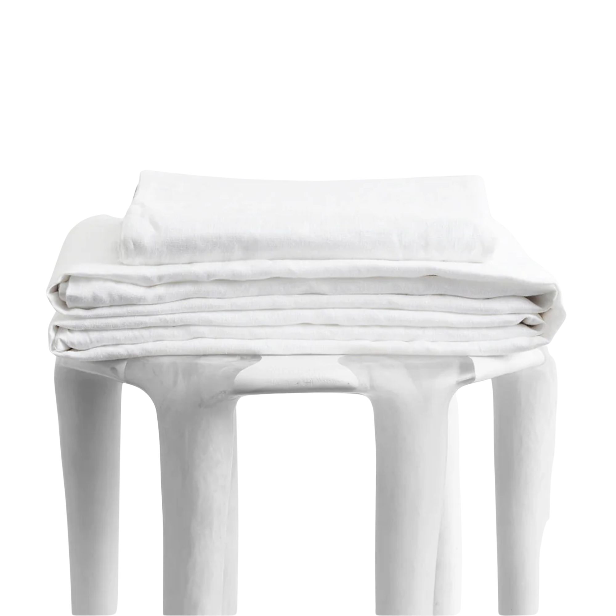 Bed Threads white linen sheet set