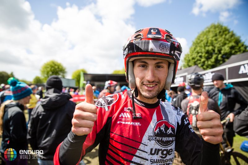 Florian Nicolai was ecstatic about his second place