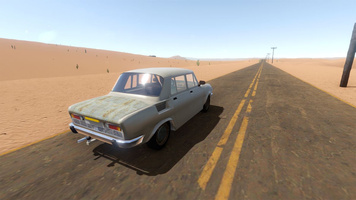 The Long Drive is a lonely road trip through an endless desert | PC Gamer