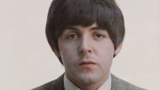 paul mccartney on a white background