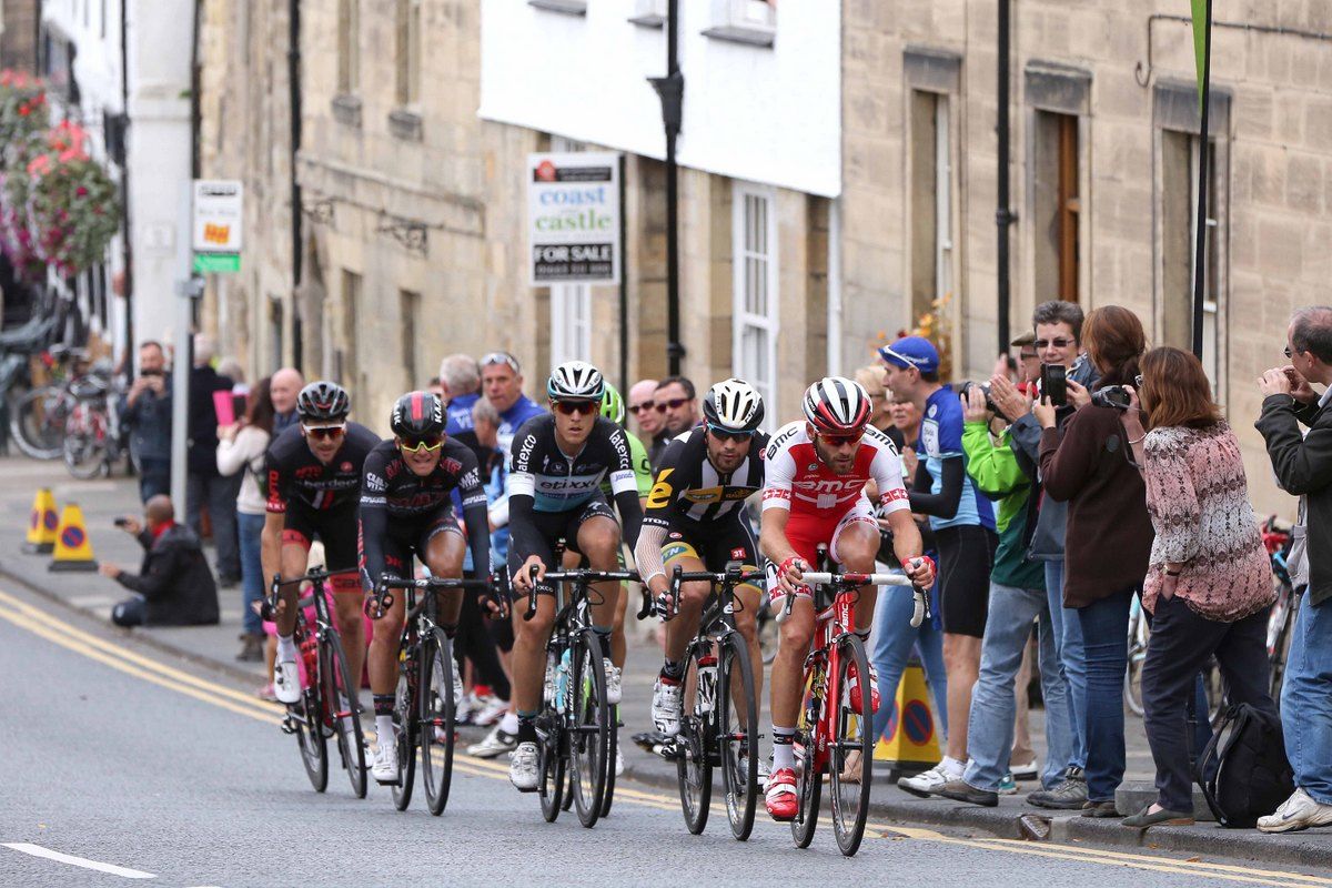 Danilo Wyss (BMC) leading the break