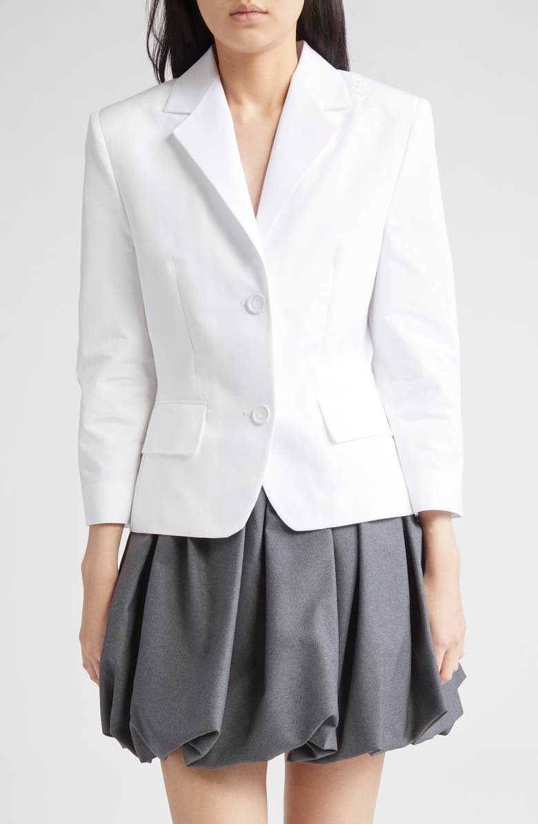 Poplin de algodão bebê Blazer encolhido