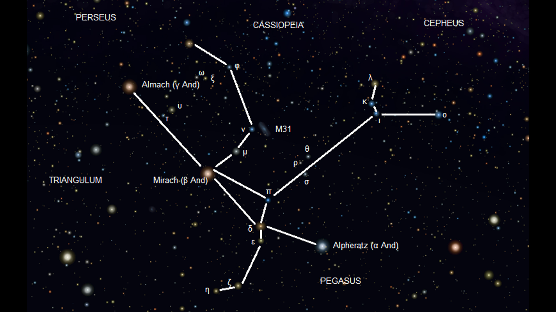 andromeda constellation