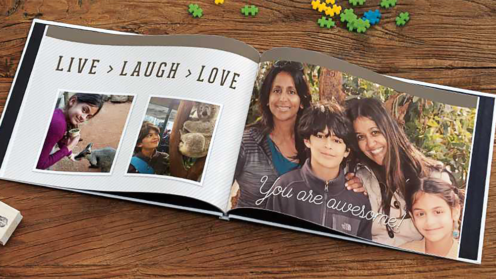 A photo book from Snapfish
