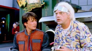 Christopher Llyod and Michael J. Fox in "Back to the Future"