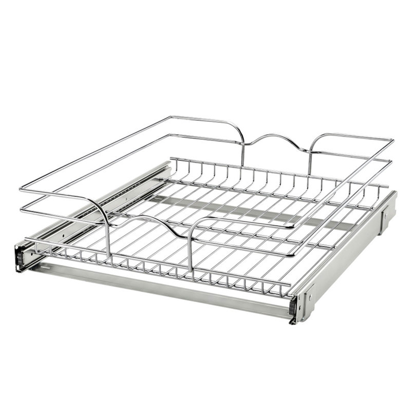 Rev-A-Shelf Pullout Basket Organizer for Kitchen or Vanity Cabinets &amp;amp; Reviews | Wayfair