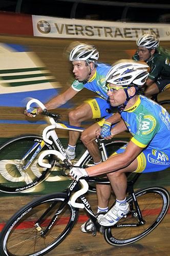 Danny Stam and Leif Lampater get into the swing of things on night two.