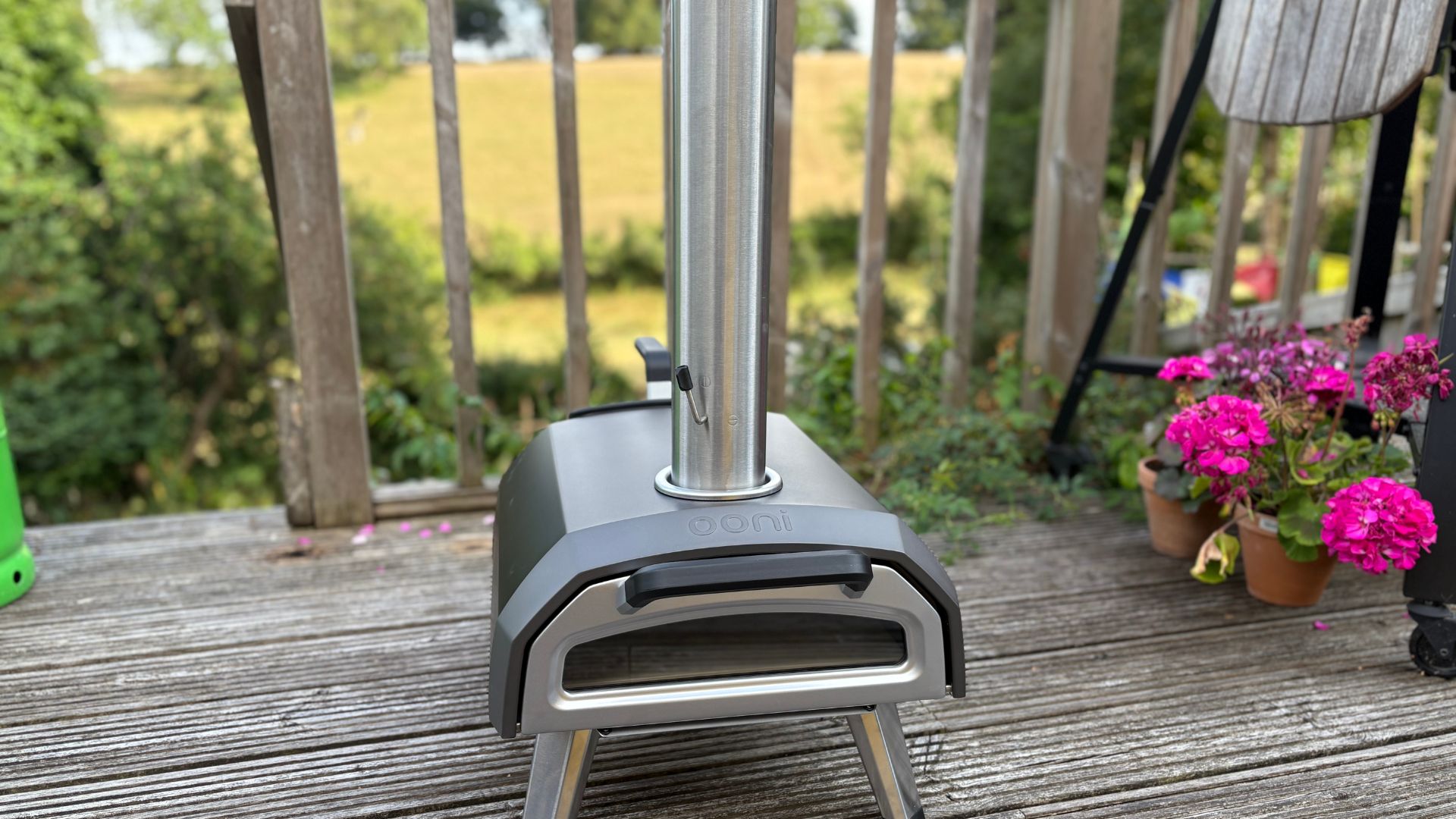 Ooni Karu 12 2nd Generation on the decking