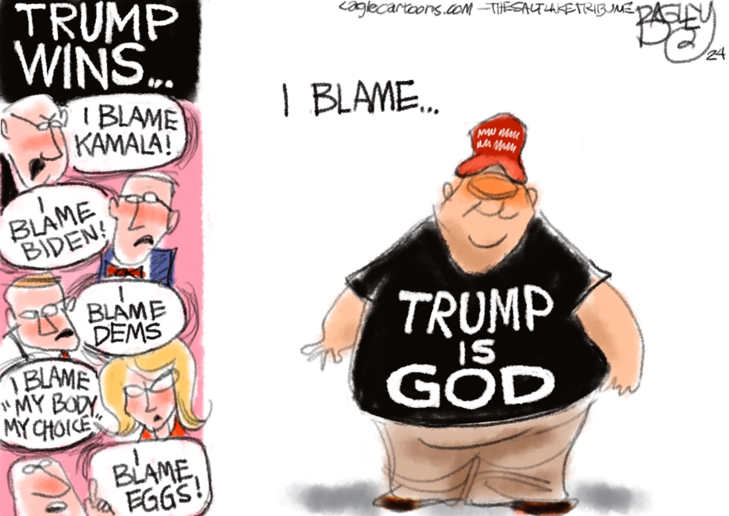 Political cartoon