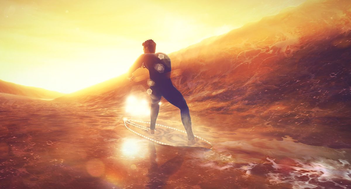 Surf video game. Surf World Series (2017). Surf World Series. Сёрфинг. Мировая серия. Sergey Silvertone, Magic Surfer - on this World.
