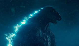 Godzilla glowing