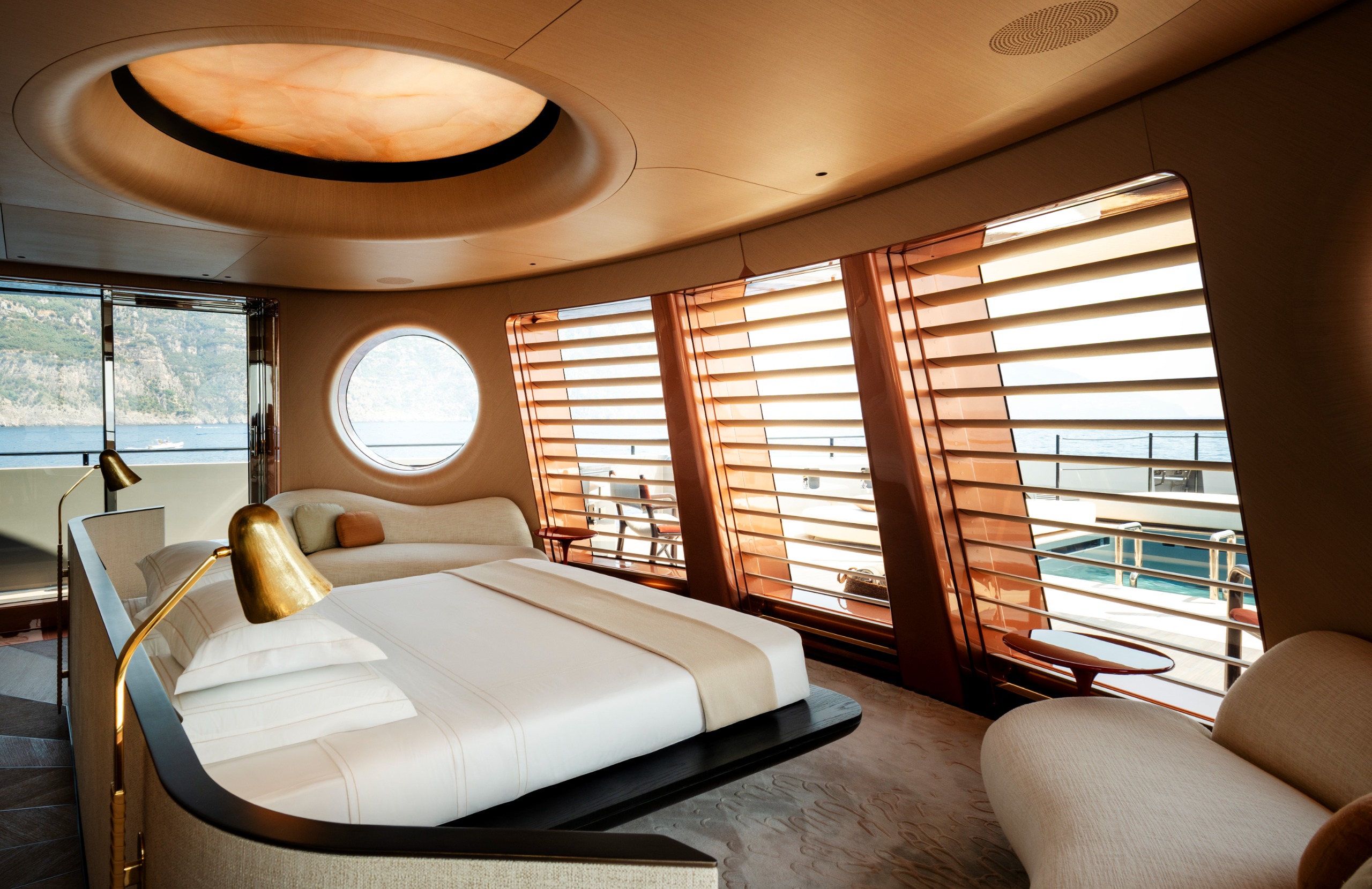 The owner's suite on the main deck