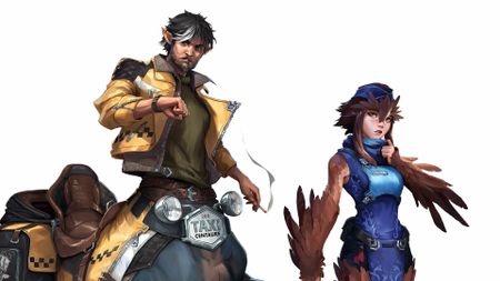 Digital character art for a fantasy world