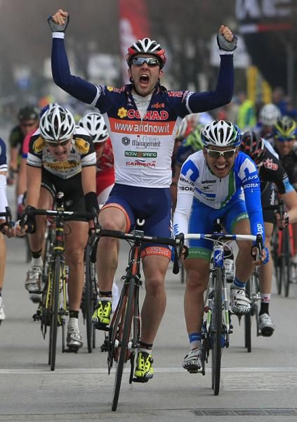 Andrea Palini (Team Idea) is victorious in stage 1.