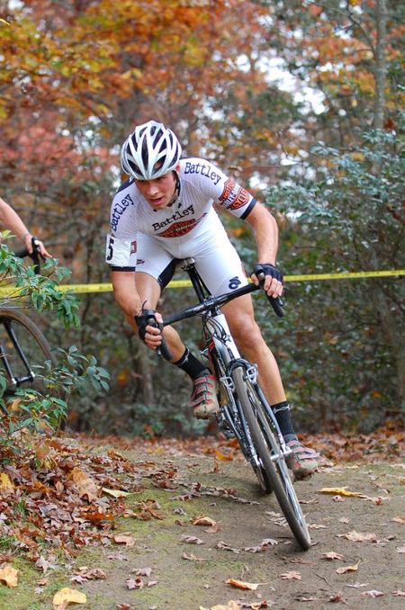 Ryan Dewald rides smoothly on his way to the podium.