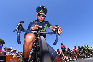 Nairo Quintana before the start of the Giro d'Italia's stage 11