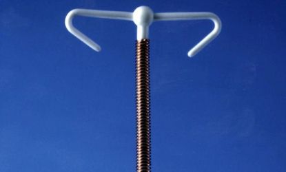 The small T-shaped intrauterine contraceptive device
