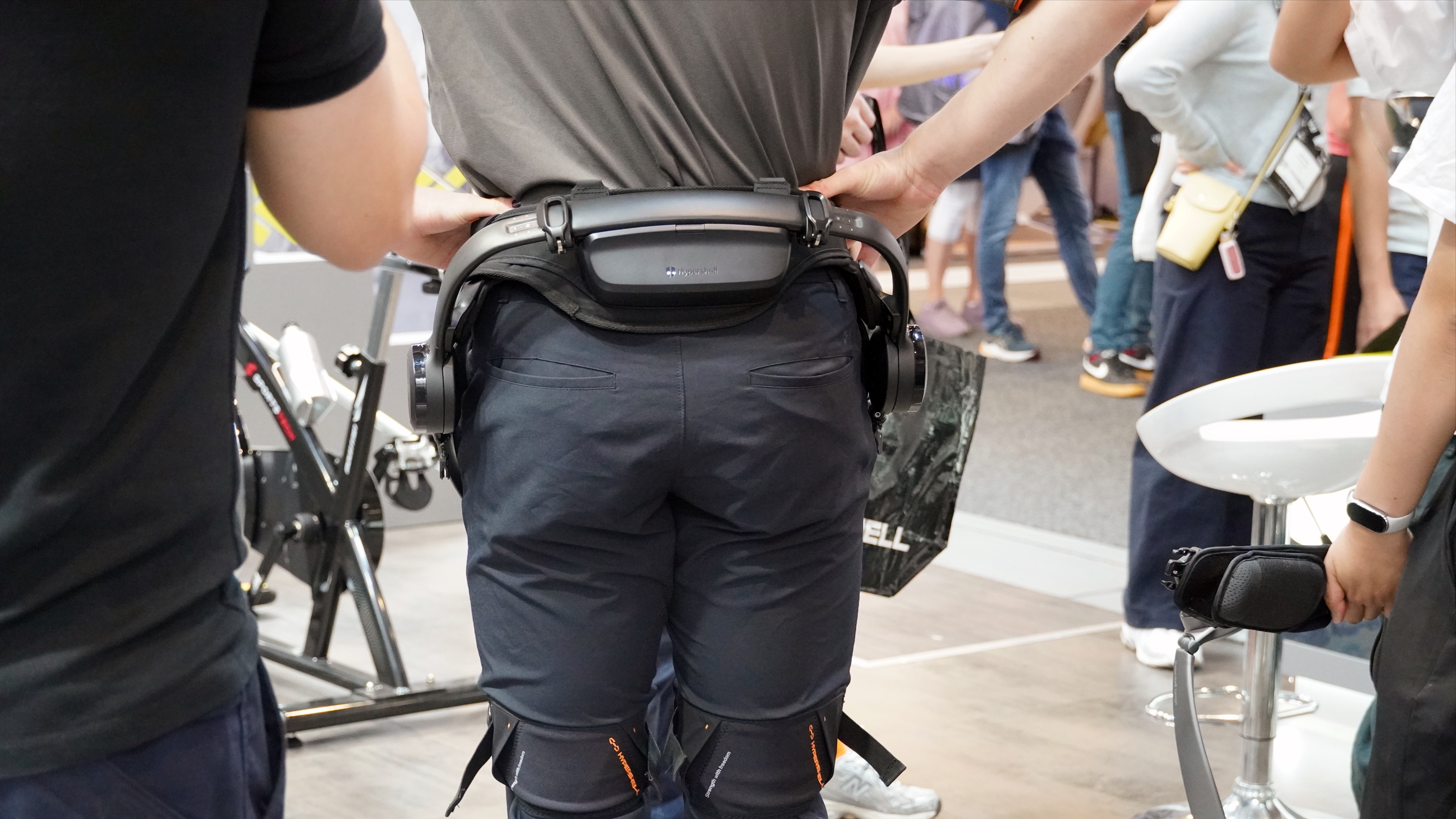 A man wearing Hypershell X Ultra at IFA 2025.