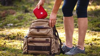 how to tie hiking boots: first aid kit
