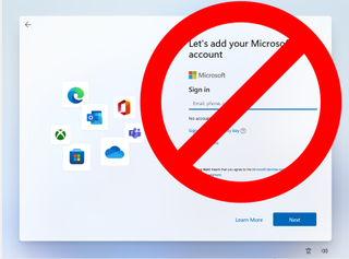 How to bypass the Microsoft Account requirement during Windows