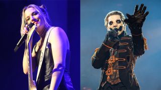 Lzzy Hale and Tobias Forge