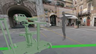 Spark, a 3D previs for a location film set