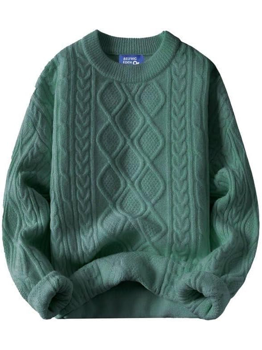 Aelfric Eden, Oversized Sweater 90s Vintage Cable Knit