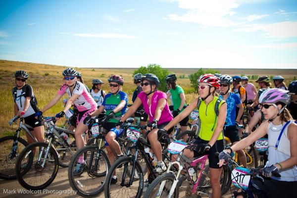 Racers lined up at the Beti Bike Bash