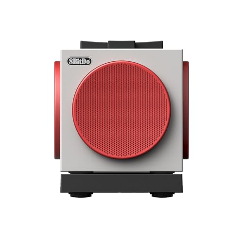 8bitdo Retro Cube 2 Speaker, Portable Bluetooth Speaker With Stereo Sound, Wireless Charging Dock, Bluetooth 5.3/2.4g/wired Usb Connections - N Edition
