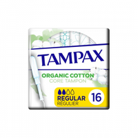 Tampax organic cotton core tampons - pack of 16 | £3.80If you're a loyal Tampax fan, then it's time to make the switch to their organic cotton variety. They're much more eco-friendly than their usual range, with these applicators made from plant-based plastic and their 100% cotton material being biodegradable too.