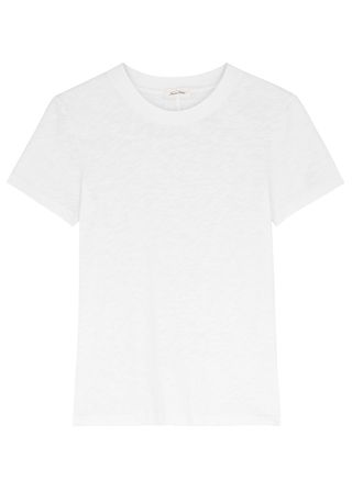 Sonoma White Slubbed Cotton T-Shirt